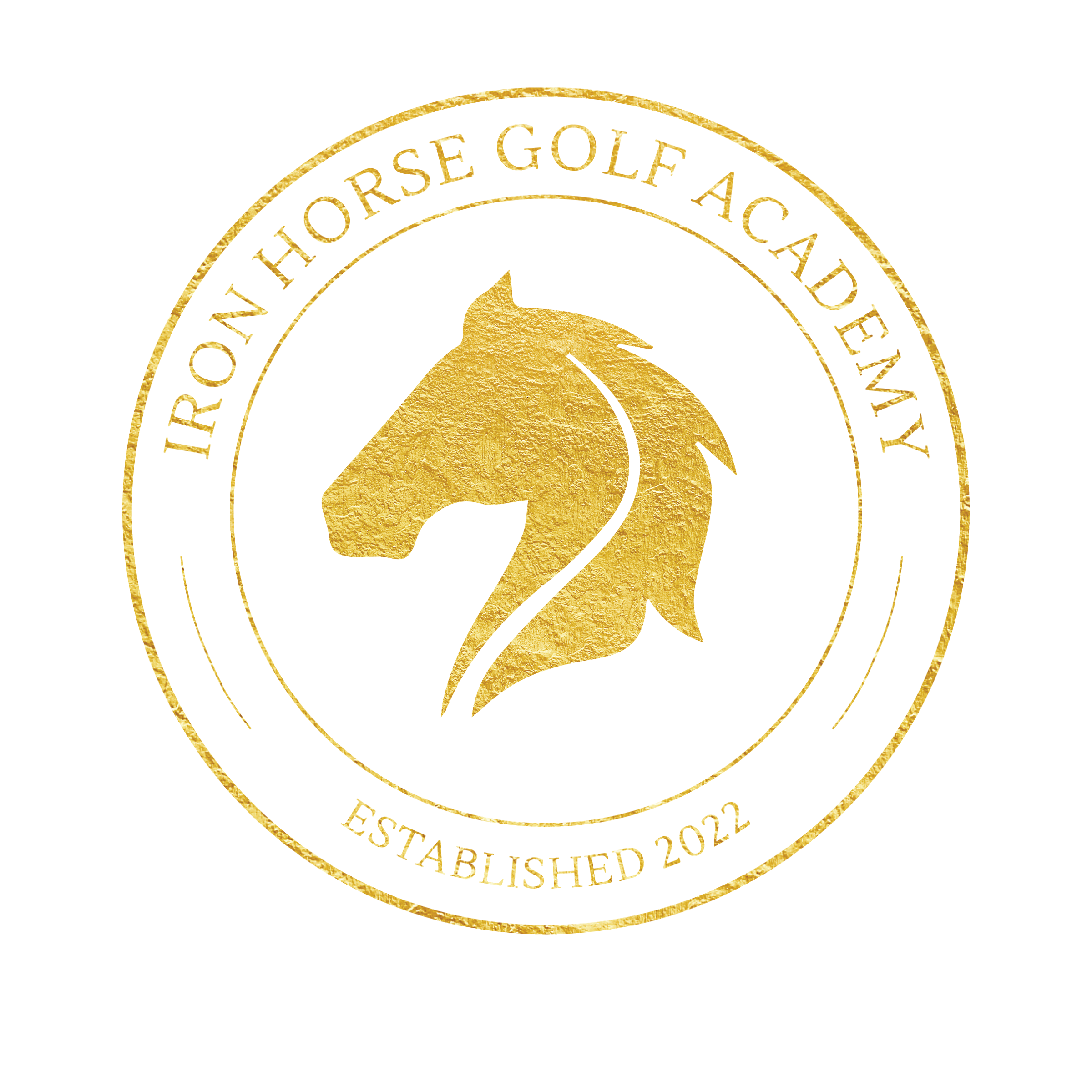 Iron Horse Golf Academy Gold Large Logo